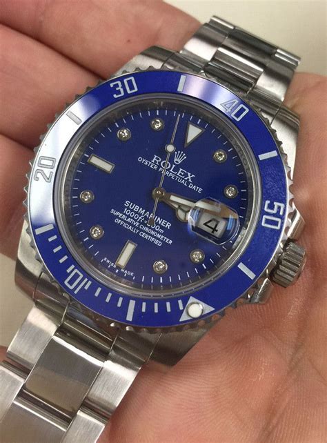 rolex datejust 116610|rolex datejust blue face diamonds.